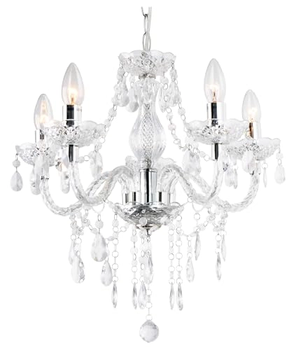 5 Light Chandelier - Dimmable