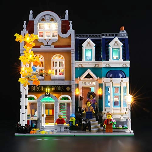 BRIKSMAX Led Lighting Kit for Creator Bookshop - Compatible with Lego 10270