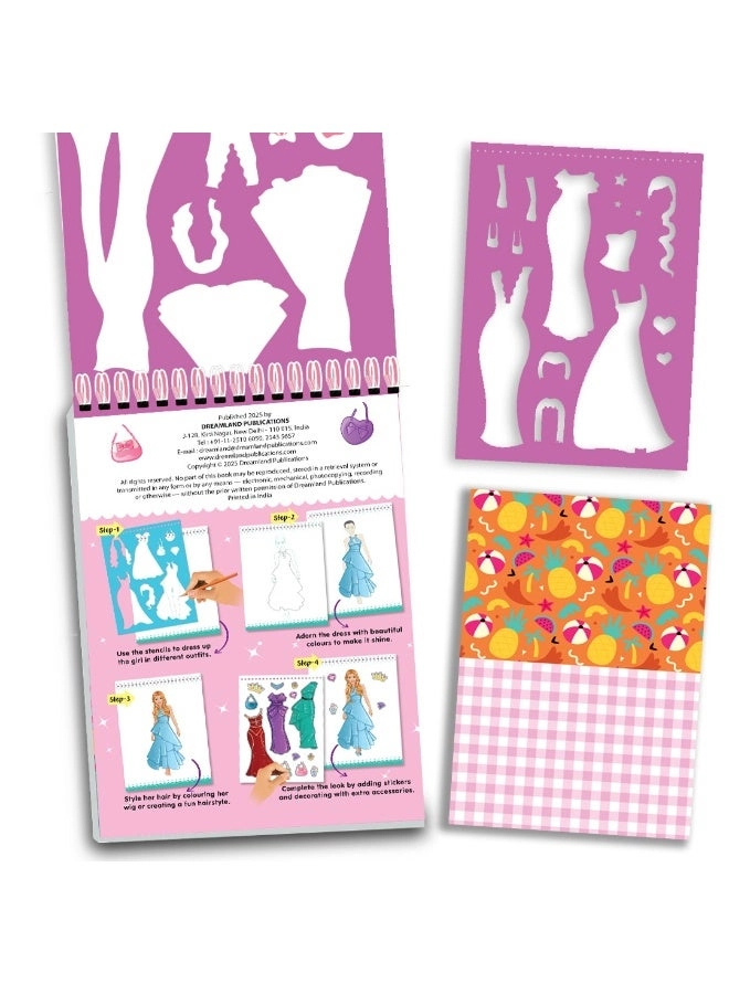 Style Studio Fashion Sketch Book (Book 2)