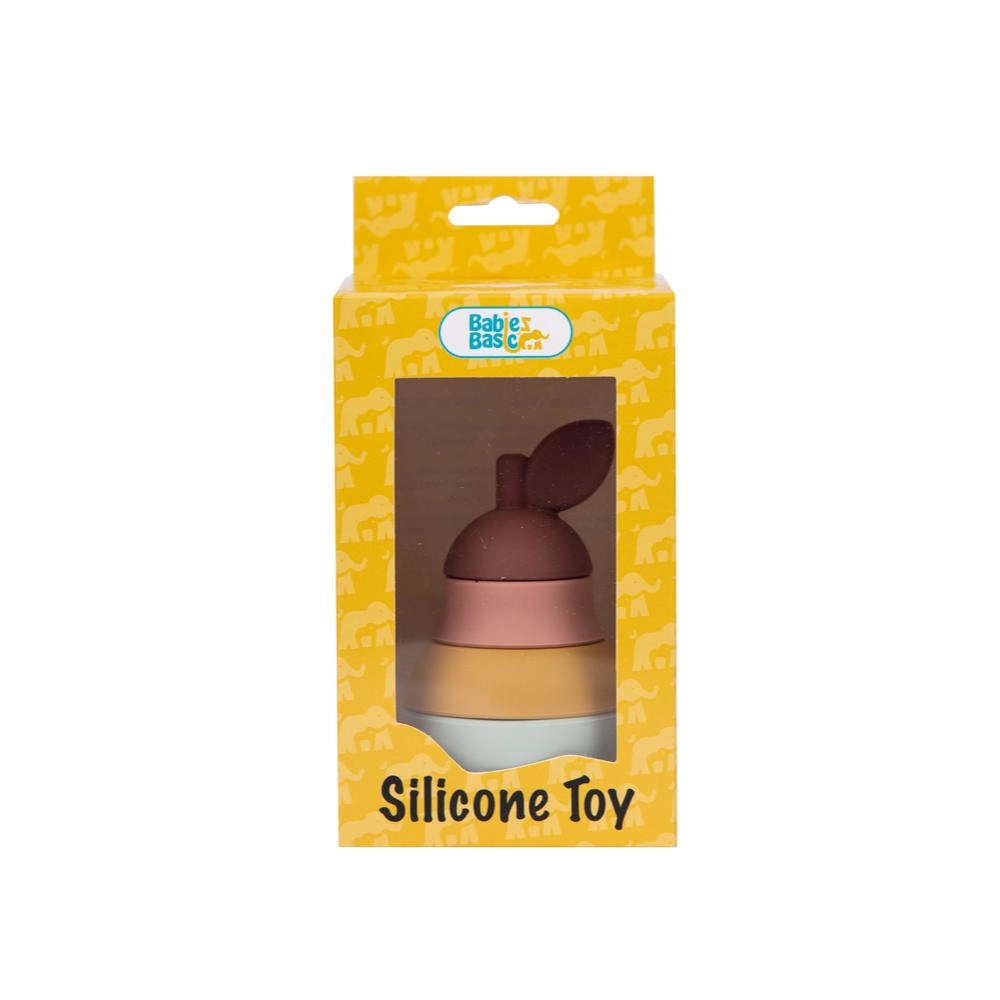 Silicone Stacking Toy - Suitable for 6 months to 4 years