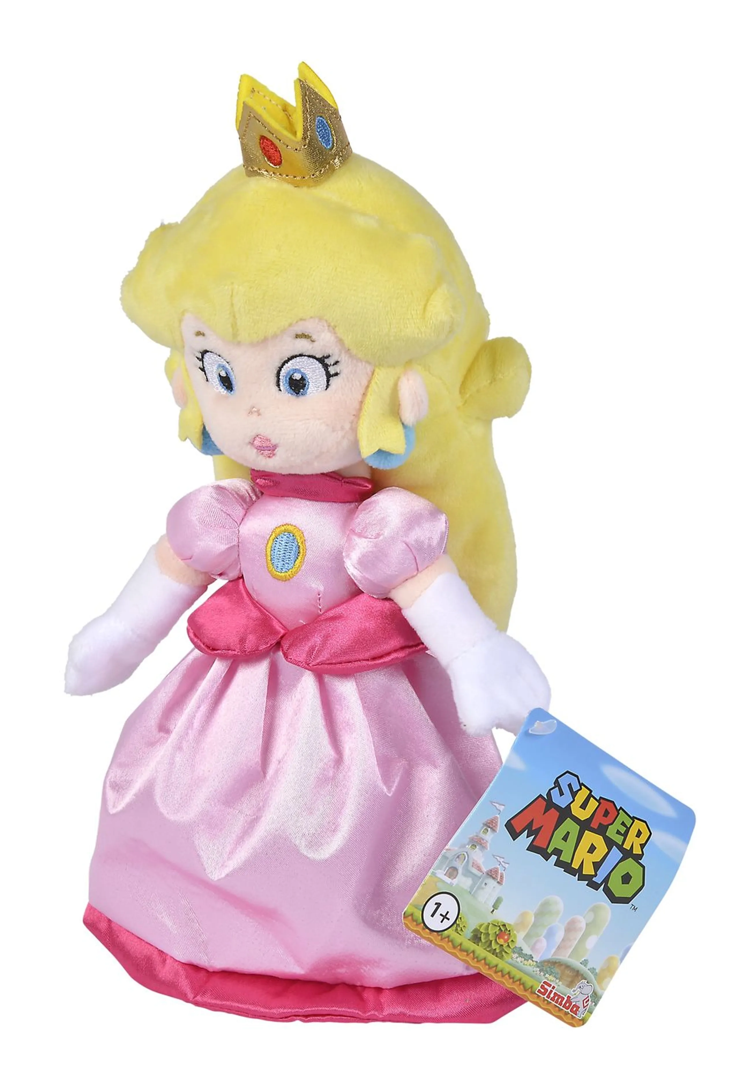 Princess Peach Soft Doll - 27 cm Ages 1+