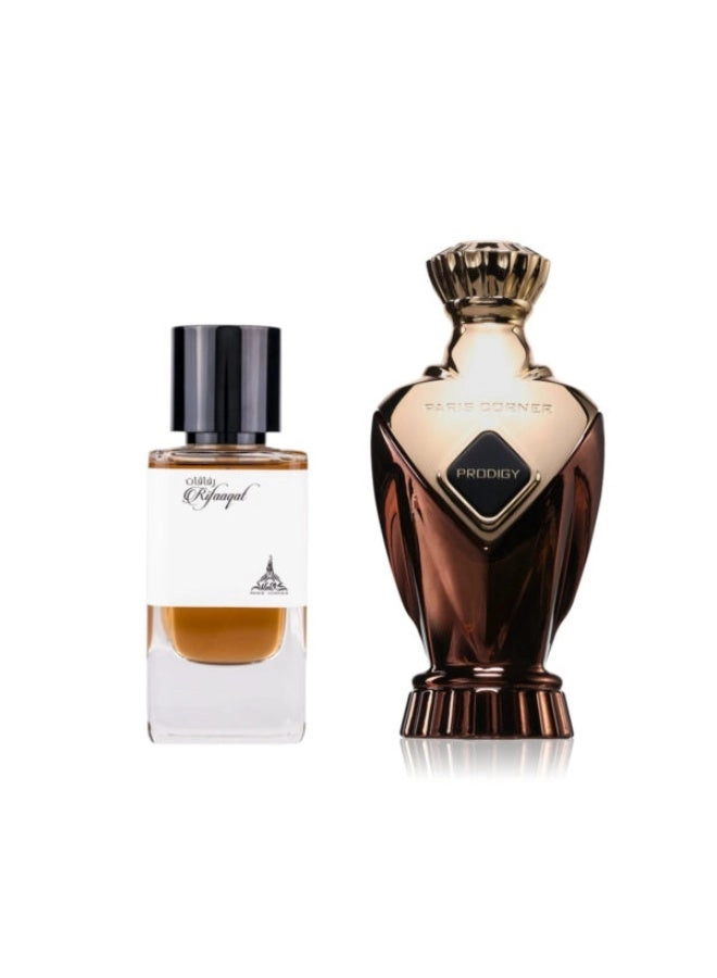 PARIS CORNER RIFAAQAT Eau de Parfum - 85ml + PRODIGY Eau de Parfum - 100ml