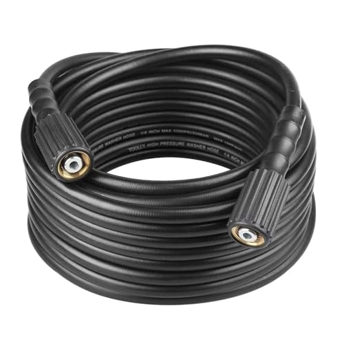 TOOLCY Pressure Washer Hose - 3400 PSI 50 ft M22