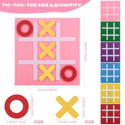 Mini Felt Tic-Tac-Toe Puzzle (XC-TG021-12)
