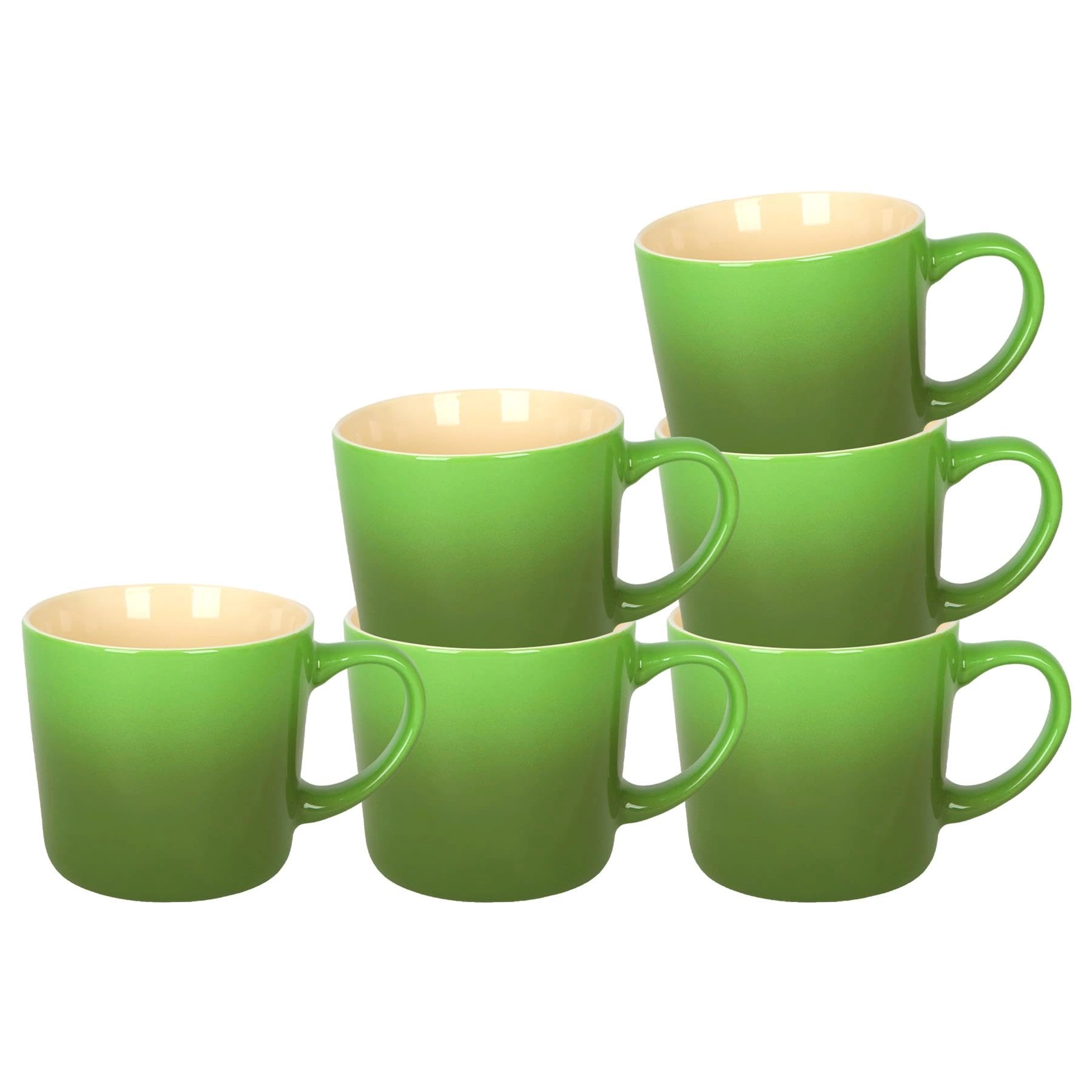 Argon Tableware Ombre Coffee Mug - 6 pcs - New Bone China - 330 ml