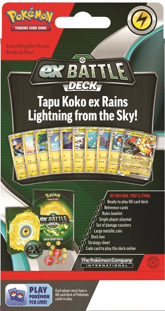 Tapu Koko ex - Battle Deck 3x + Iron Leaves ex - Battle Deck 3x