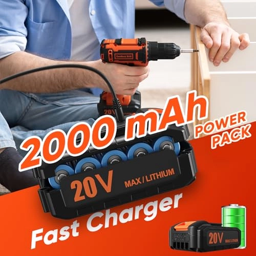 Cordless Drill Set - 20 Volts
