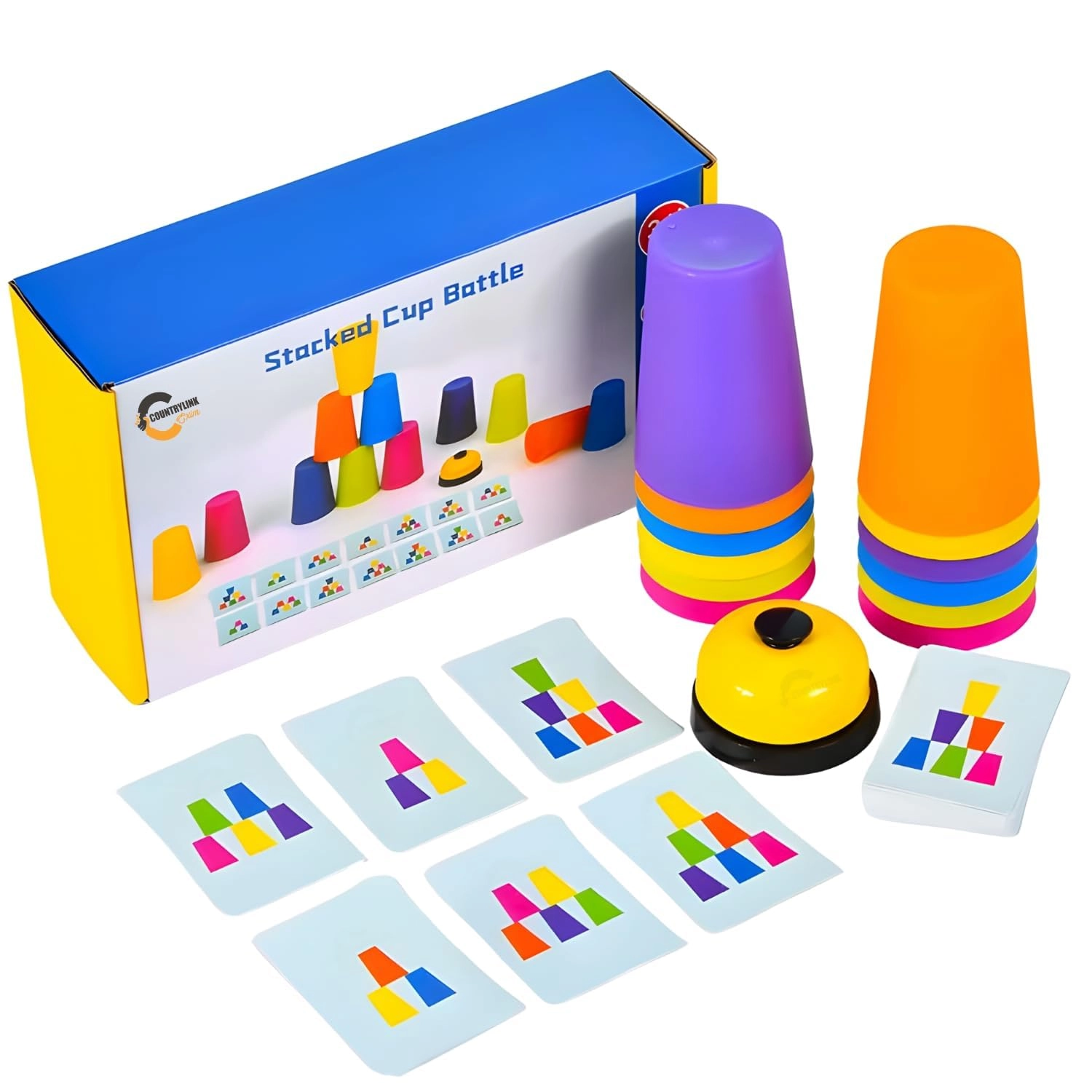 AGNAMART cup stakking game - 3+ and above 63 pieces