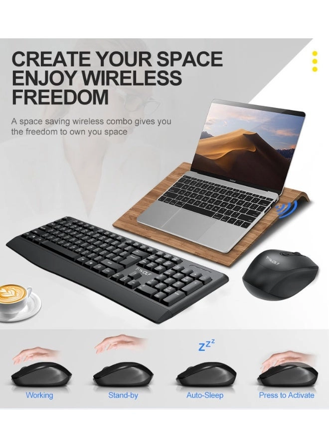 TF100 - wireless keyboard and mouse set Wireless 800/1200/1600