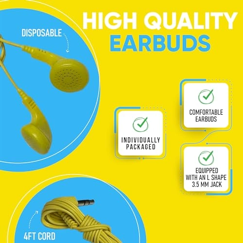 GAYNJJUPFH Wired Earbud 10 Pack