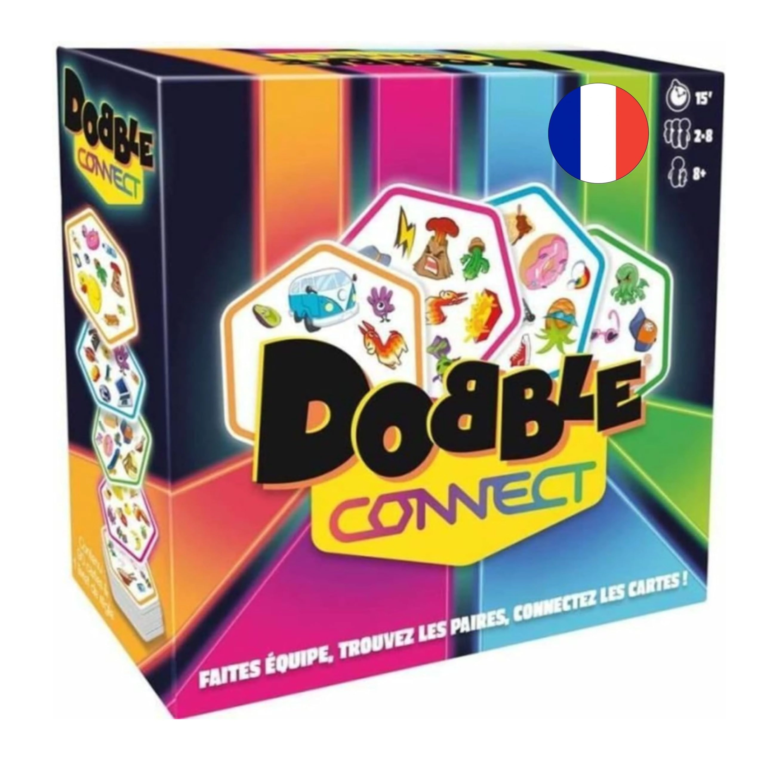 Asmodee Dobble Connect - Card Game (French)