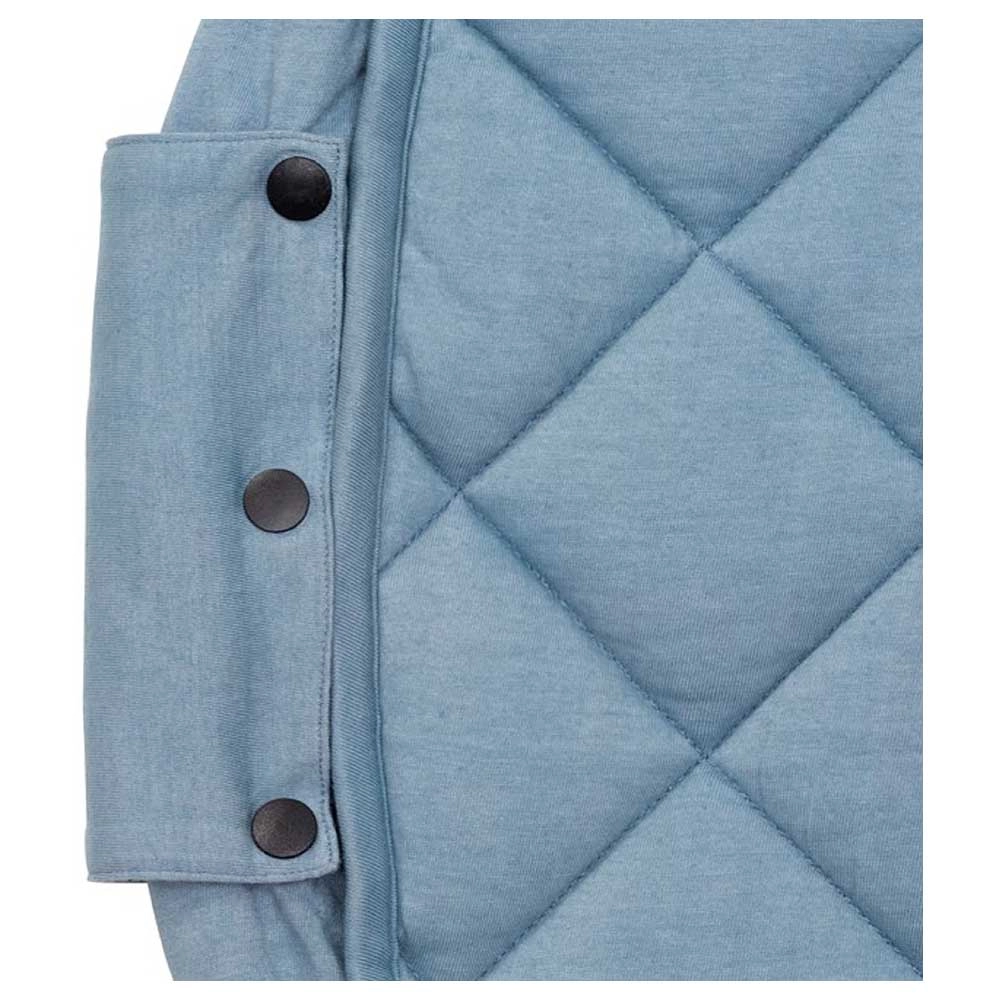 Playmat & Storage Bag - Organic Dusty Blue 6 months