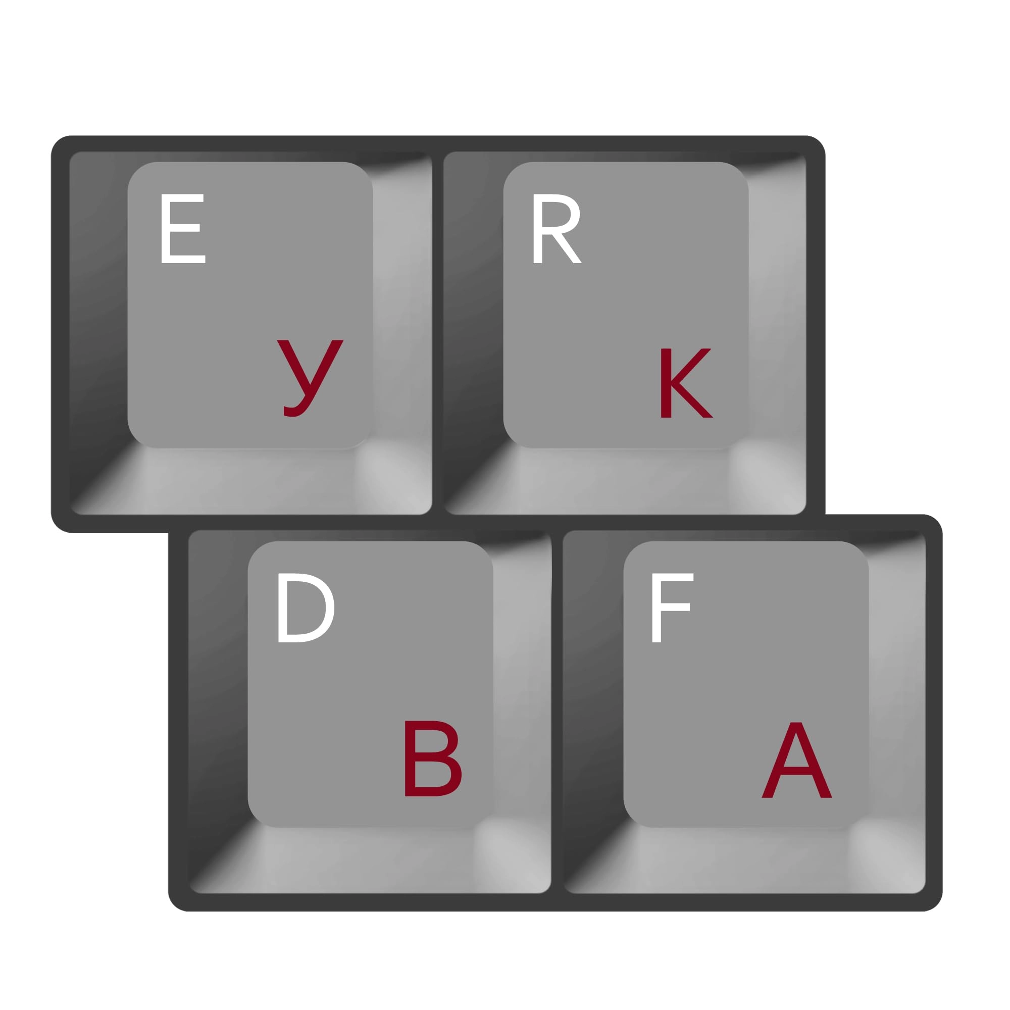 HQRP Russian Transparent Keyboard Sticker - Protective Layer Matte Finish