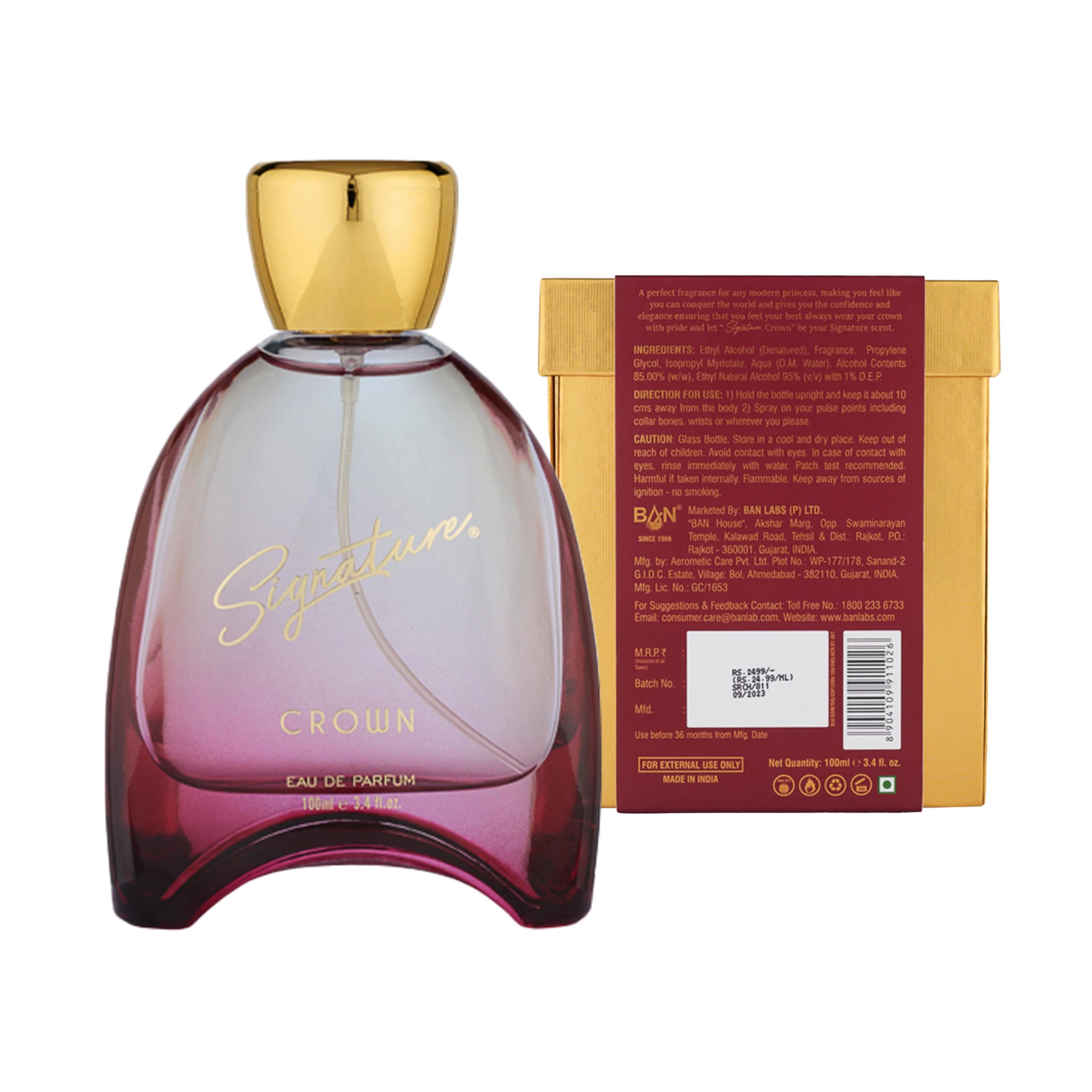 CROWN Eau de Parfum 100ml