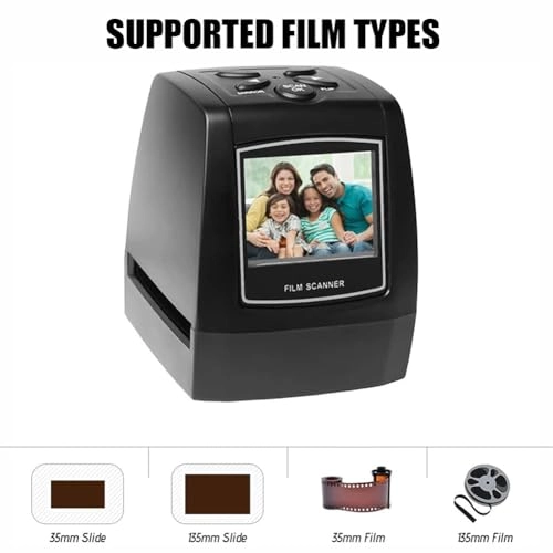 Film And Slide Scanner - 16MP 35mm LCD Screen