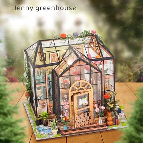 Miniature Handmade Box Dollhouse - Happy Street Corner