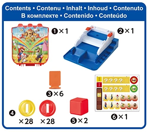 Super Mario Lucky Coin Game - Tabletop Skill and Action Game