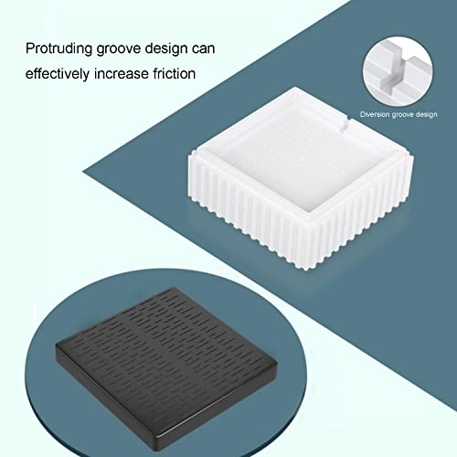 Universal Anti Vibration Feet Pads - 4pcs 6cm White