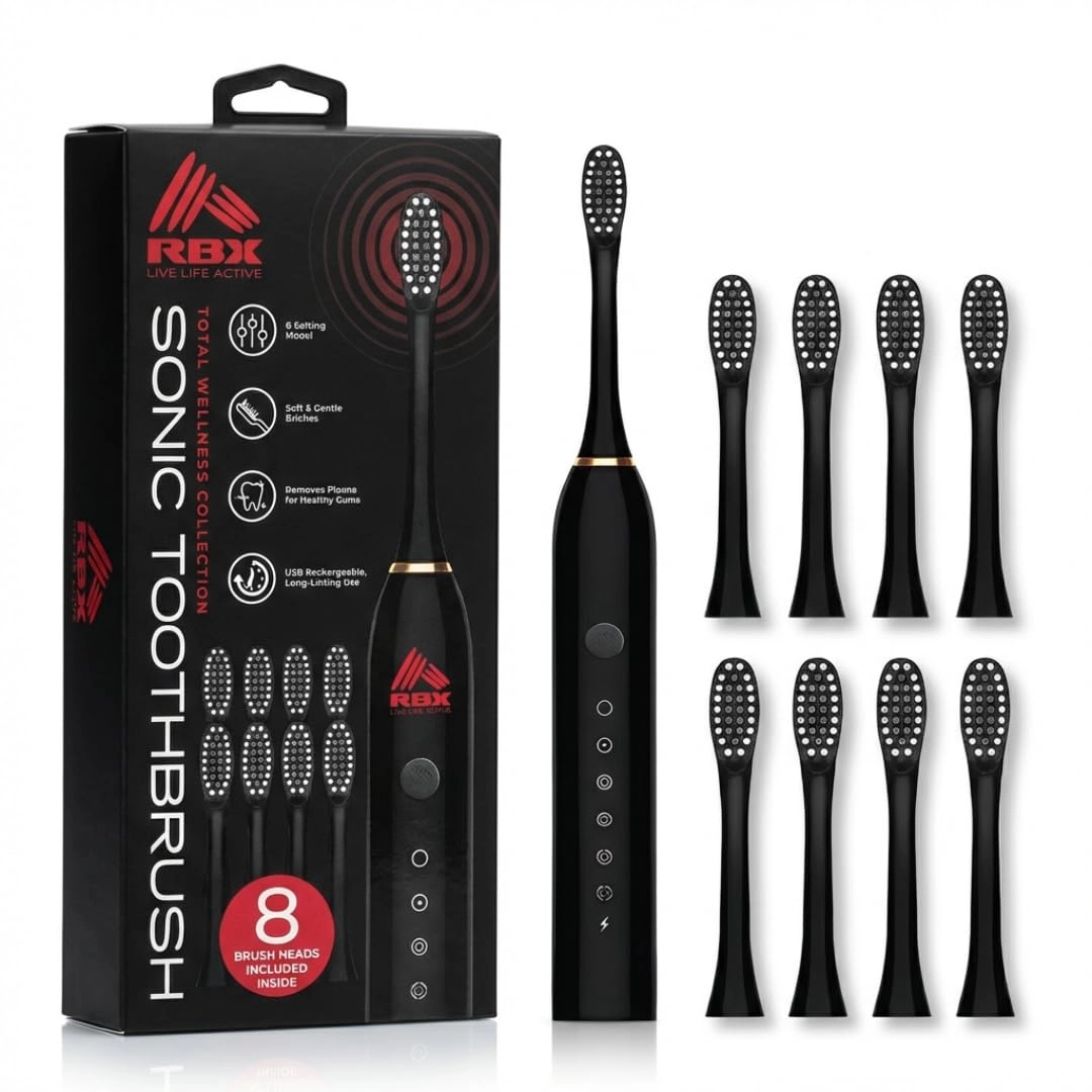 Best Accessory Group Sonic Toothbrush - 6 Modes USB Powered