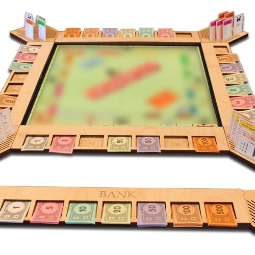 Board Game Organizer - Personalized Compatible with Monopoly Natural
