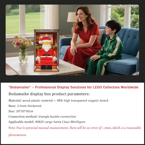 Display Case - 3 mm Acrylic 20 x 20 x 30 cm