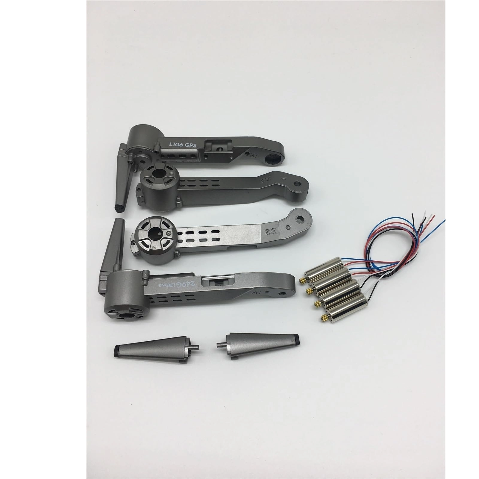 Quad Motor Mounting Arm - KF611 Yellow