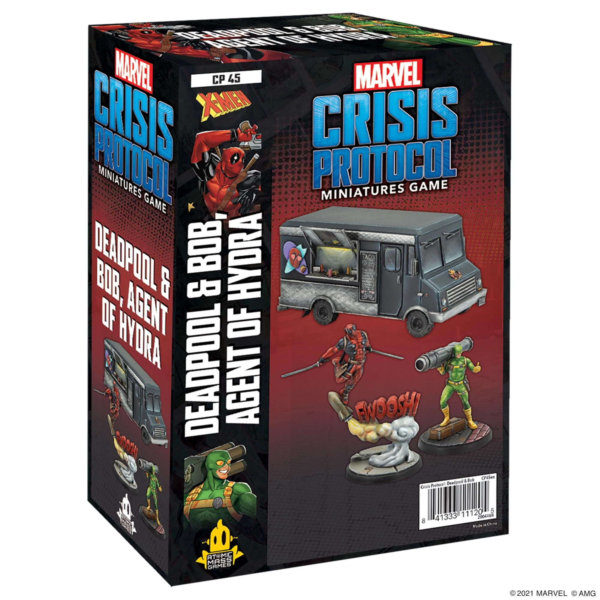 Atomic Mass Games Marvel Crisis Protocol: Deadpool & Hydra Agent Bob Character Pack