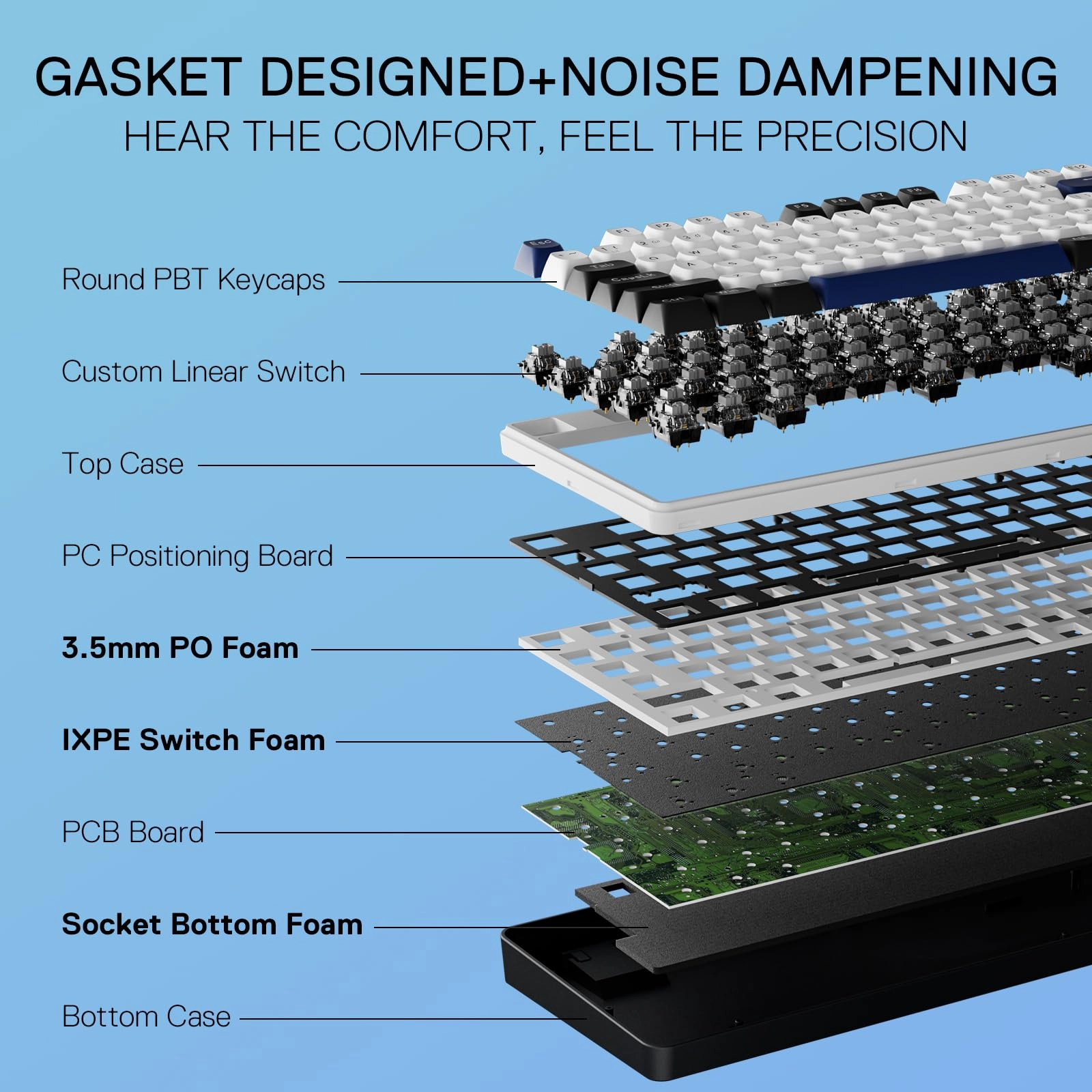 K689 PRO - QWERTY Wired/Wireless