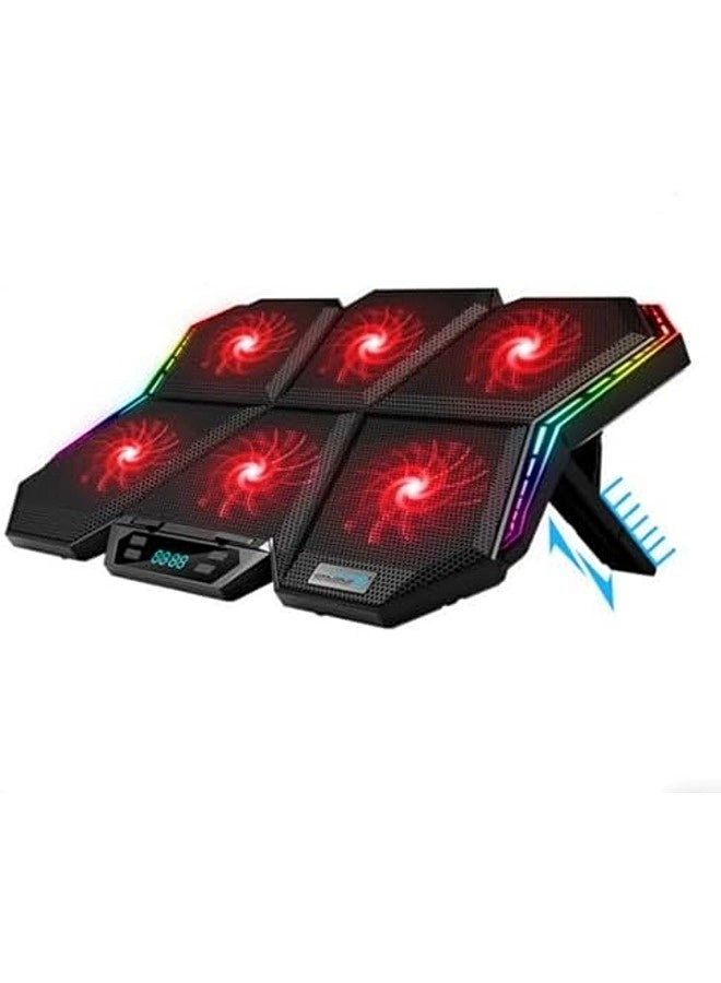 SKEIDO RGB Gaming Laptop Cooling Pad - 6 12-17 Inch