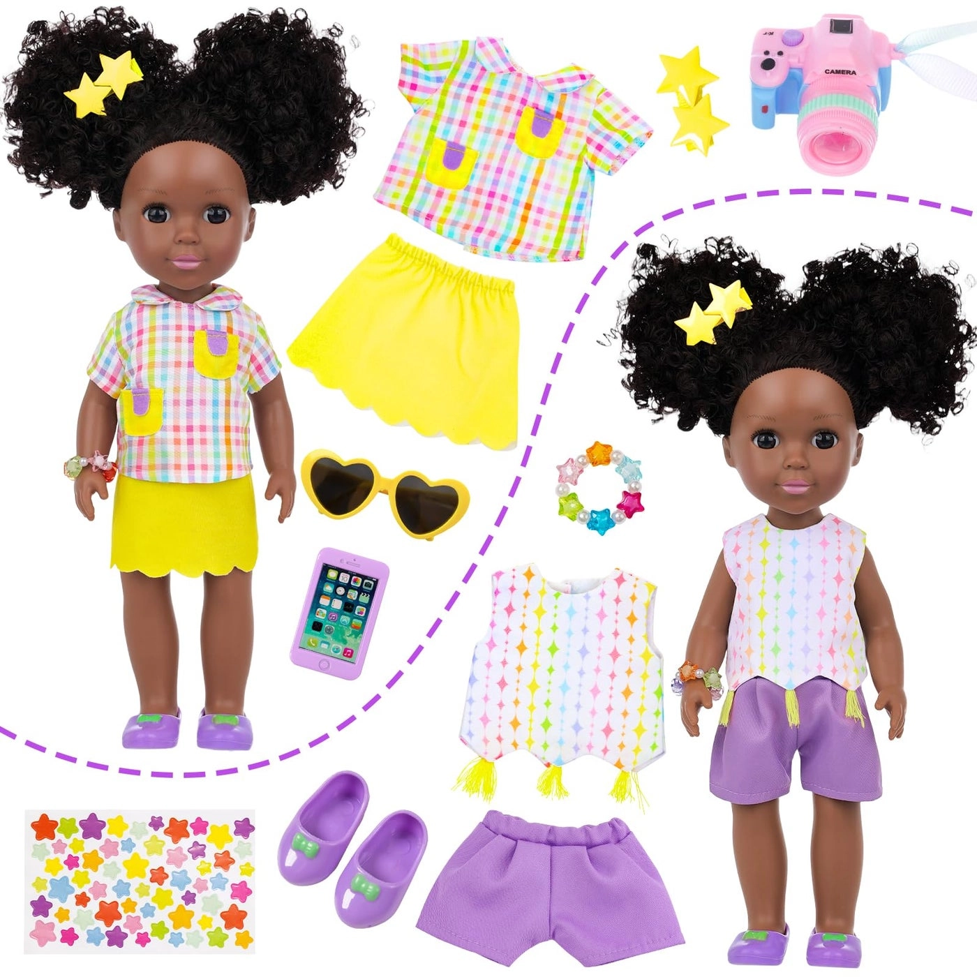 Baby Doll - 145 Inch 12 Pcs Butterfly Accessories Ages 3+