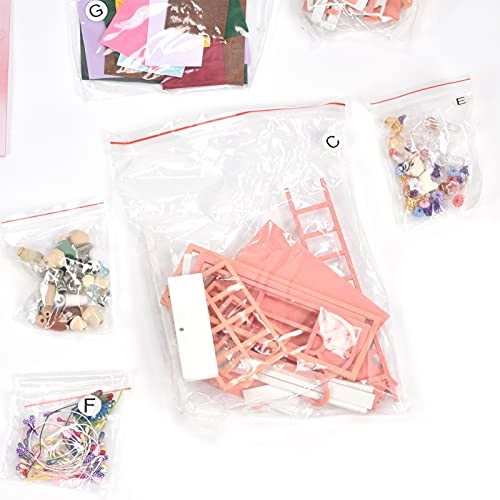 Miniature Dollhouse - Self-Assembly 22 x 21 x 22cm