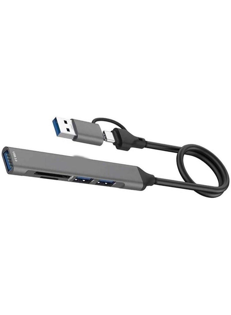 USBHUB - 5-in-2 Type-C to USB-A USB 3.0