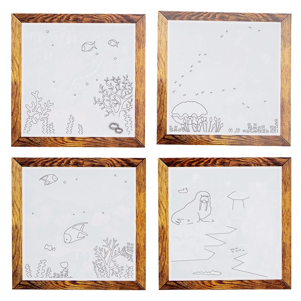 Magic Painting World Ocean - 1+ years 4 pcs