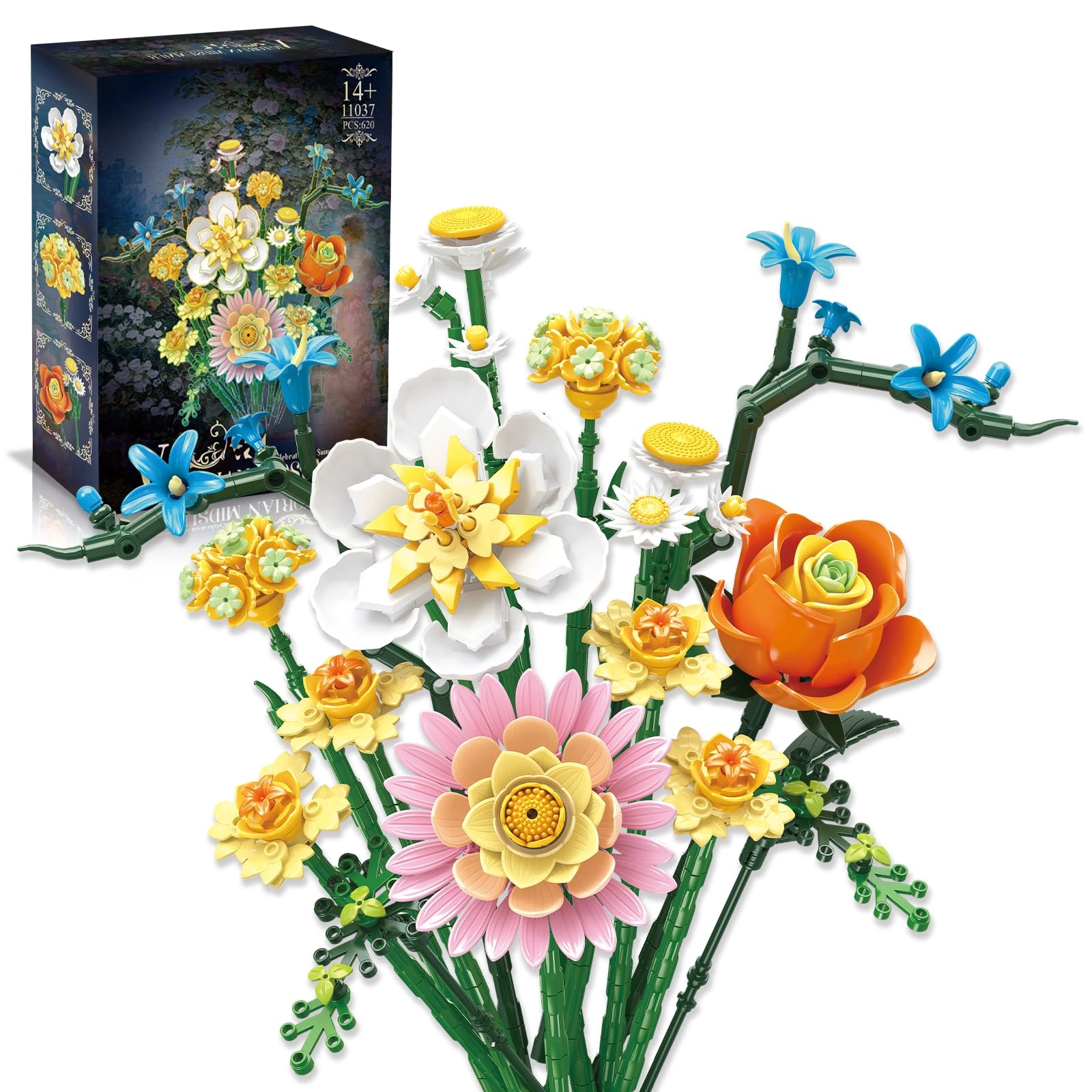 Rose Bouquet Building Set (01050) - Botanicals