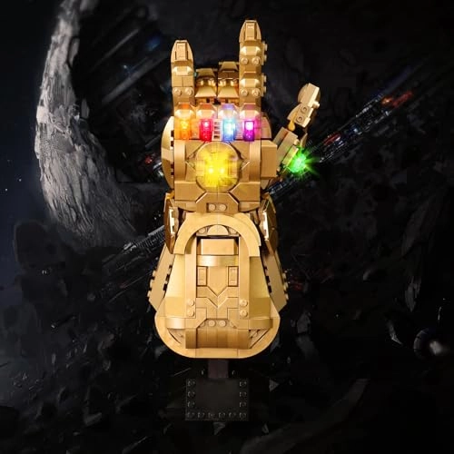 LED Light Set for LEGO Marvel The Infinity Glove 76191 - copper line 1 5 Volts (DC)