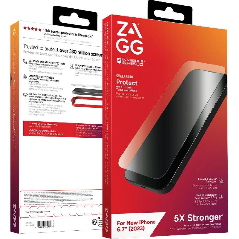 Clear Tempered Glass Screen Protector for iPhone 16 Pro Max