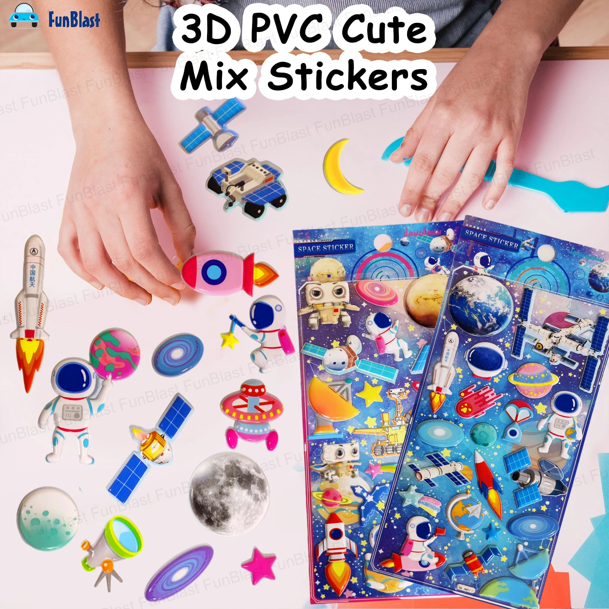 Space Sticker Book 3D PVC 150 pcs