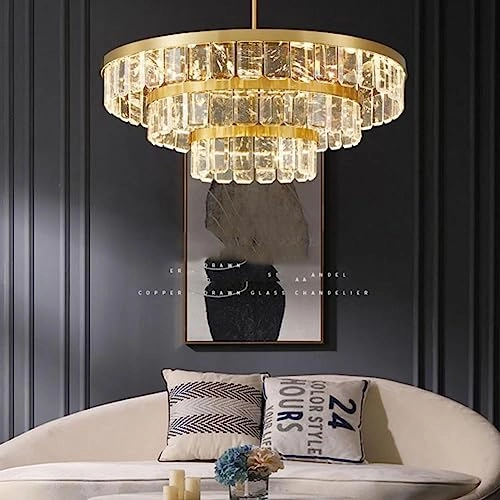 LED Nordic Style Chandelier - 8t Gray and gold