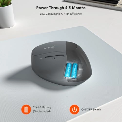 EM18 Ergonomic Vertical Mouse - Bluetooth