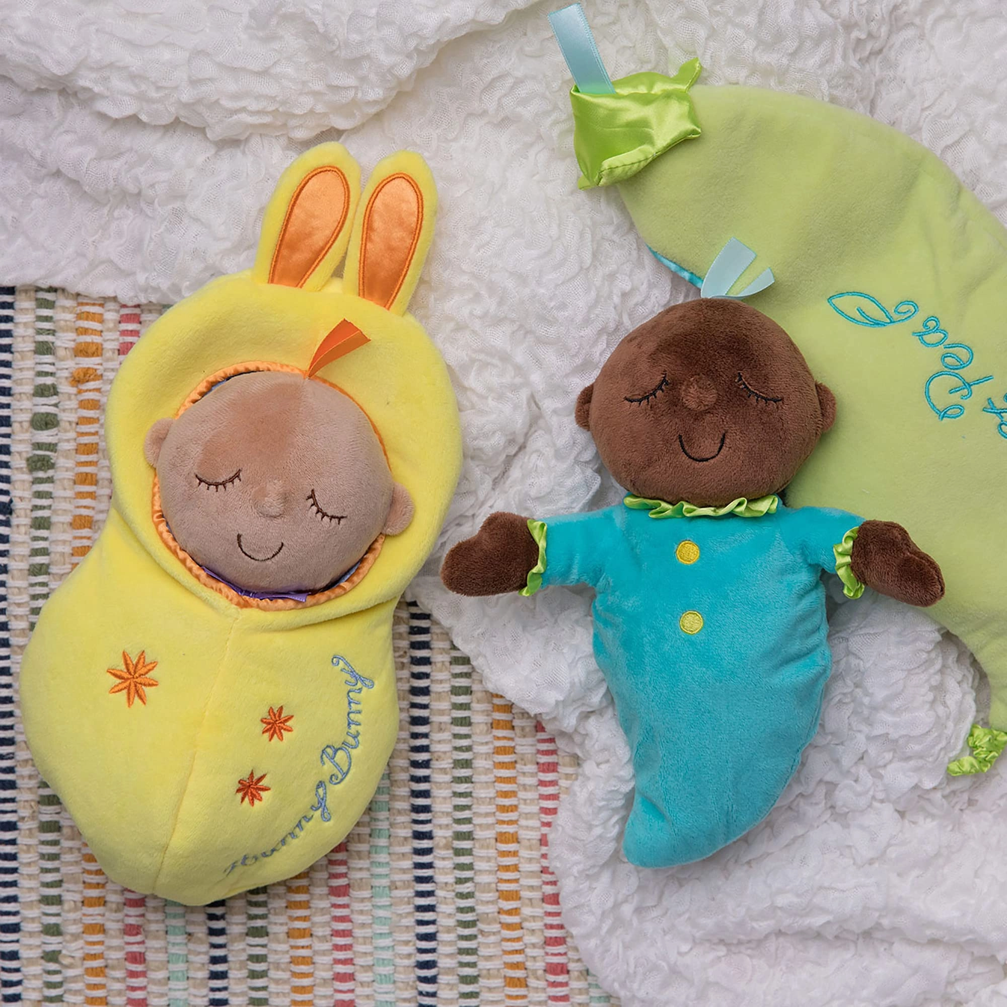 Sweet Pea Baby Doll - Snuggle Pod 10 inches Polyester Ages 6+