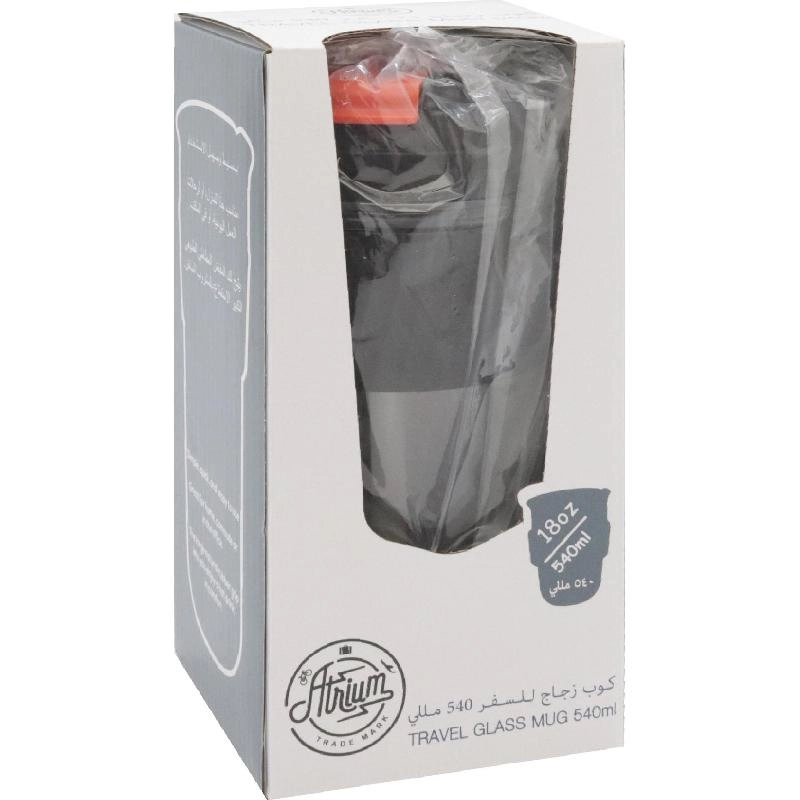 Glass/Silicon Mug - 540ml