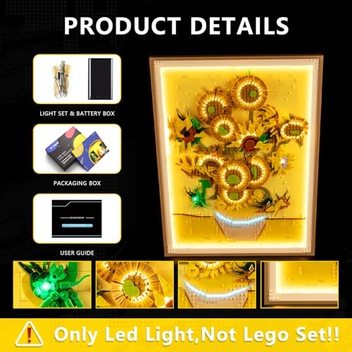 Light Kit for LEGO Vincent van Gogh Sunflowers 31215 - Plastic