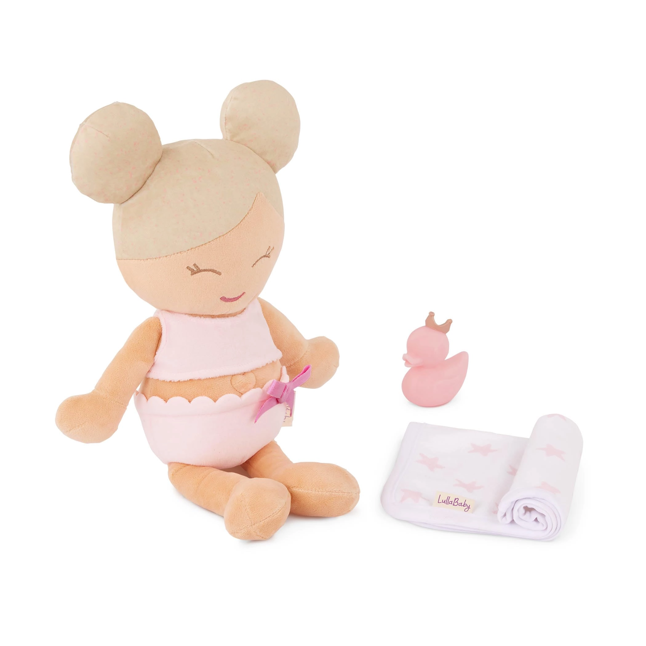 Branford Limited 14-Inch Bath Doll - Fair Skin Tone Blonde Hair Water-Safe