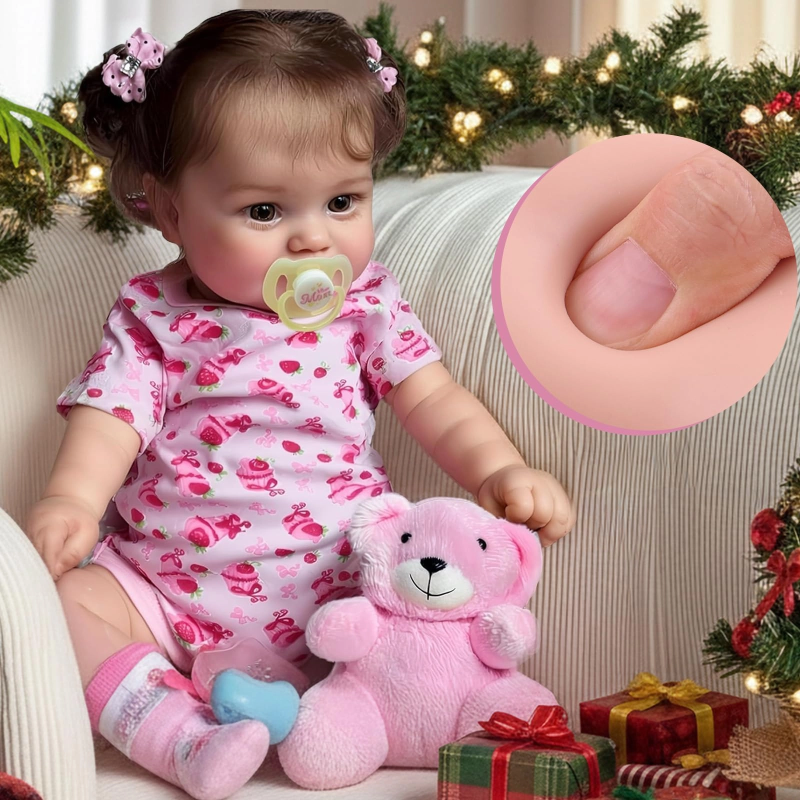 Reborn Baby Doll - 20 Inch Soft Body Ages 3+ Gift Set