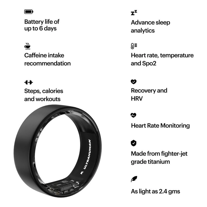 Ring AIR - Size 11 Matte Grey