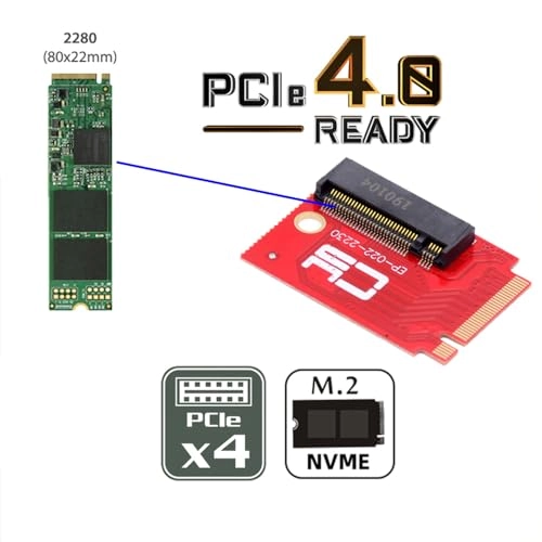 M-Key NVME Extension Adapter - 8TB 2280