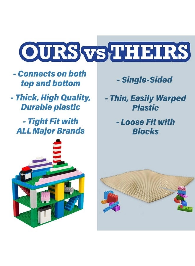 Brick Building Baseplates - 2 pcs