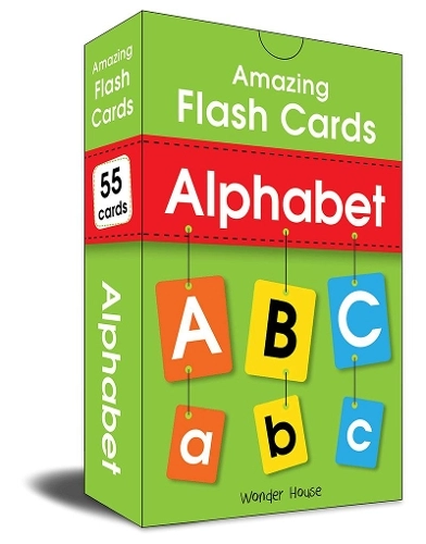 Prakash books Amazing Flash Cards Alphabet - 55 pieces