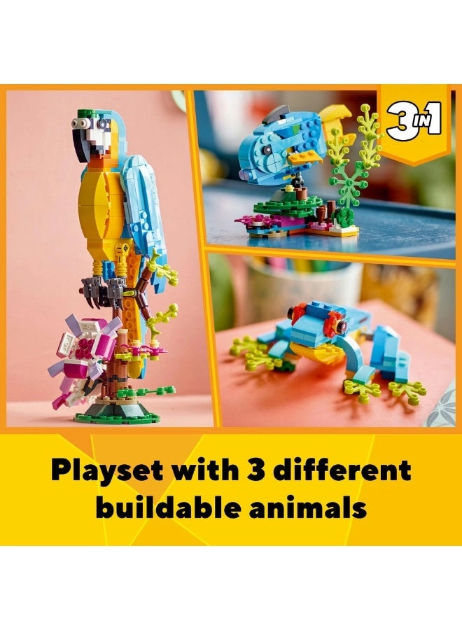 Creator 3 in 1 Exotic Parrot (31136) - Animal Figures Multi-color