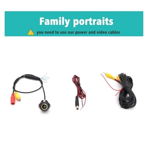 Intelligent Dynamic Trajectory Car Rear View Camera - Night Vision Wire 4K AHD 1080P